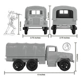 Tim Mee Toy 2.5 Ton Cargo Truck Gray Scale