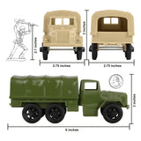 Tim Mee Toy 2.5 Ton Cargo Truck OD Green & Tan Scale