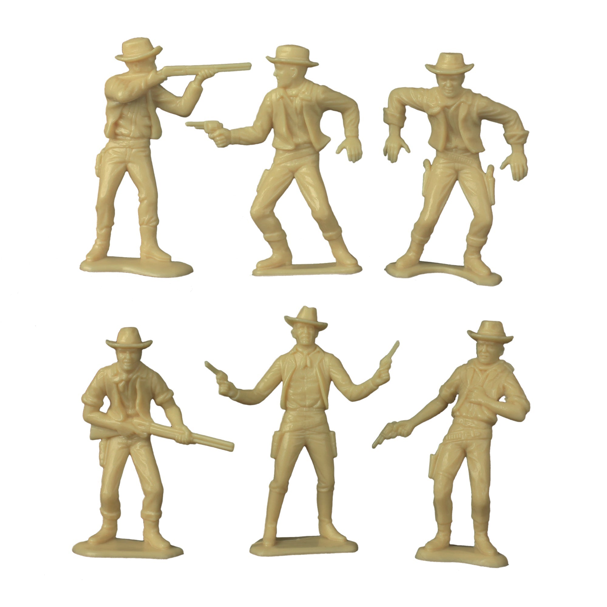 TimMee COWBOYS and INDIANS Plastic Figures 40pc Playset - Made in