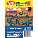 Tim Mee Toy Fantasy Figures Blue & Lime Green Insert Art