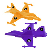 Tim Mee Toy Galaxy Laser Team Figures Purple & Orange Ships