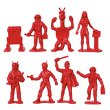 Tim Mee Toy Galaxy Laser Team Figures Red Close Up