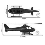 Tim Mee Toy Air Support Transport Helicopter Black Color Scale