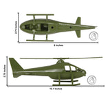 Tim Mee Toy Air Support Transport Helicopter OD Green Color Scale