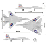 Tim Mee Toy Combat Jets White Scale