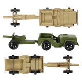 Tim Mee Toy Combat Patrol OD Green and Tan Top Side and Bottom Views