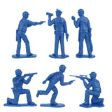 Tim Mee Toy SWAT Police Figures Close Up Back