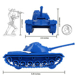 Tim Mee Toy Tank Blue M48 Patton Tank Scale