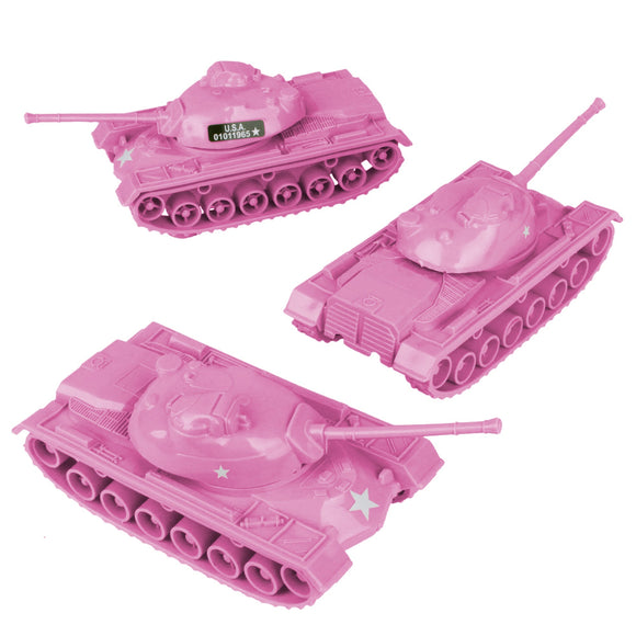 TimMee Toy TANKS for Plastic Army Men Pink WW2 3pc - Made in – BMC