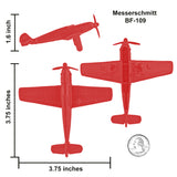 timmee-ww2-fighter-planes-messerschmitt-blue-scale  2000 × 2000px  Tim Mee Toy WW2 Fighter Planes Red Messerschmitt BF-109 Scale