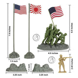 BMC Toys Iwo Jima Playset Tan Olive Scale