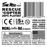 Tim Mee Toy Army Helicopter OD Green Label Art