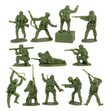BMC Toys Iwo Jima Marines Olive Close Up Back
