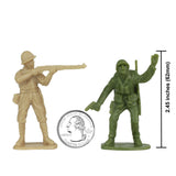 BMC Toys Iwo Jima Playset Tan Olive Figure Scale