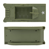 BMC Toys Amtrack OD Green Amphibious Vehicle Top and Bottom Views