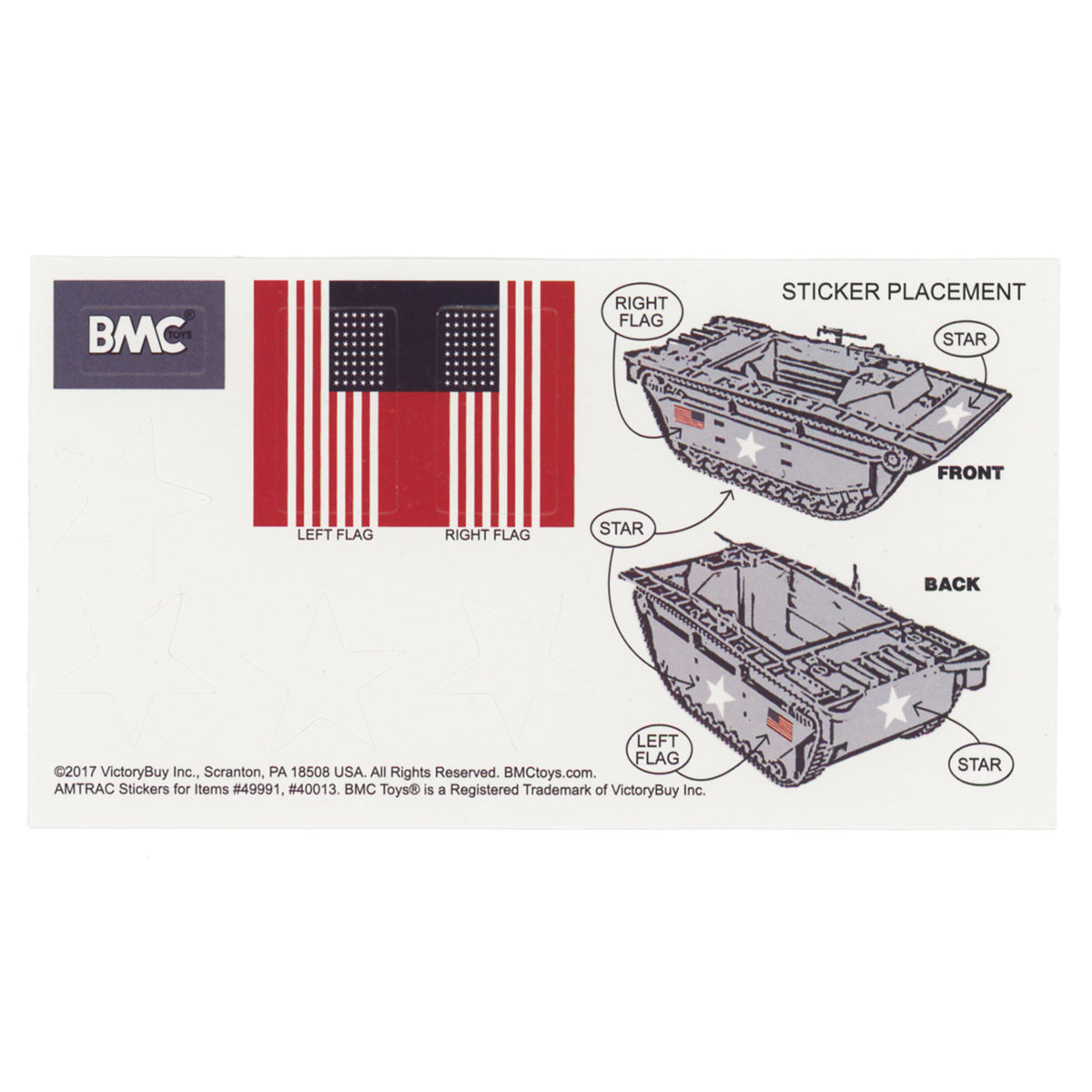  BMC WW2 USMC Amtrac LVT - Vehículo anfibio 1:32 para