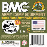 BMC Toys Classic Marx Army Camp OD Green Insert Art Card