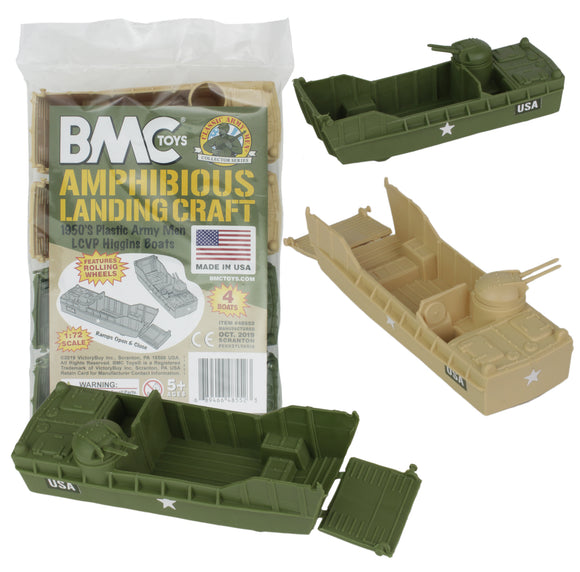 BMC Toys Classic Marx Landing Craft Tan OD Green Main
