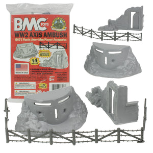 BMC Toys Classic Marx WW2 Axis Ambush Gray Main
