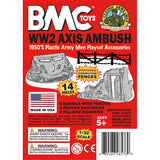 BMC Toys Classic Marx WW2 Axis Ambush Gray Insert Art Card
