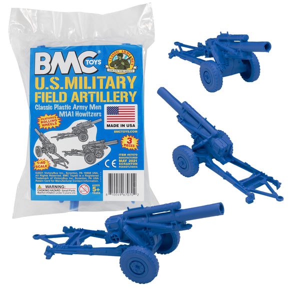 BMC Toys Classic Marx WW2 Howitzer Blue Main