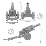 BMC Toys Classic Marx WW2 Howitzer Gray Scale