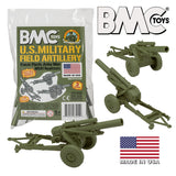 BMC Toys Classic Marx WW2 Howitzer OD Green Main B