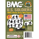 BMC Toys Classic Marx WW2 Marines OD Green Insert Art Card Square