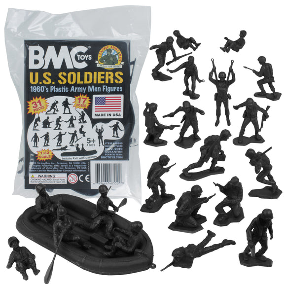 BMC Toys Classic Marx WW2 Soldiers Black Main