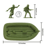 BMC Toys Classic Marx WW2 Soldiers OD Green Scale