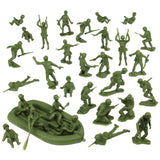BMC Toys Classic Marx WW2 Soldiers OD Green Vignette