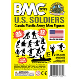BMC Toys Classic Louis Marx & Co. WW2 Soldiers Yellow Insert Art