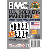 BMC Toys Classic Marx WW2 Us Marching Gray Insert Art Card