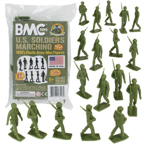 BMC Toys Classic Marx WW2 Us Marching OD Green Main