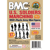 BMC Toys Classic Marx WW2 Us Marching Tan Insert Art Card