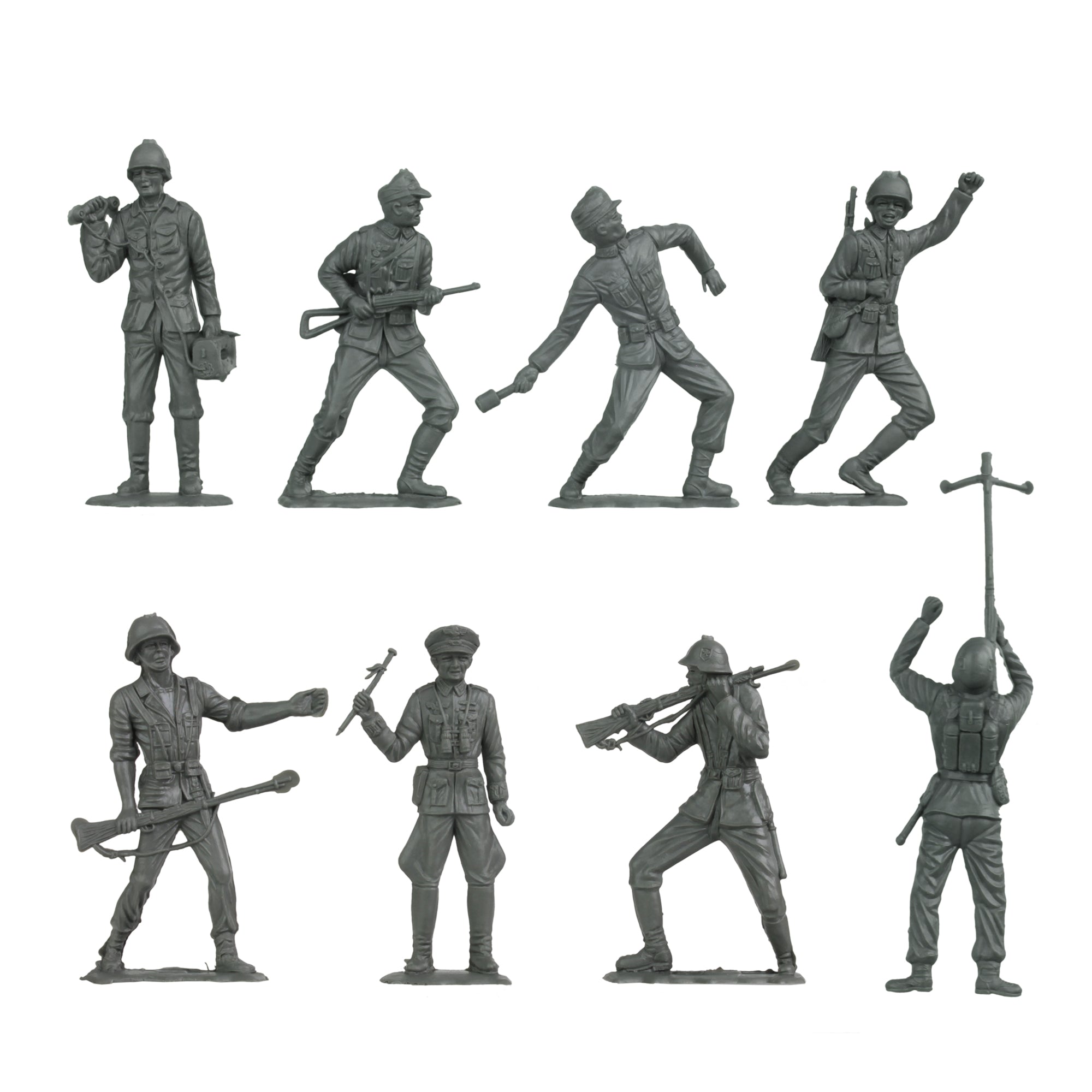 BMC Classic MPC German Plastic Army Men WW2 Soldier Figures Made