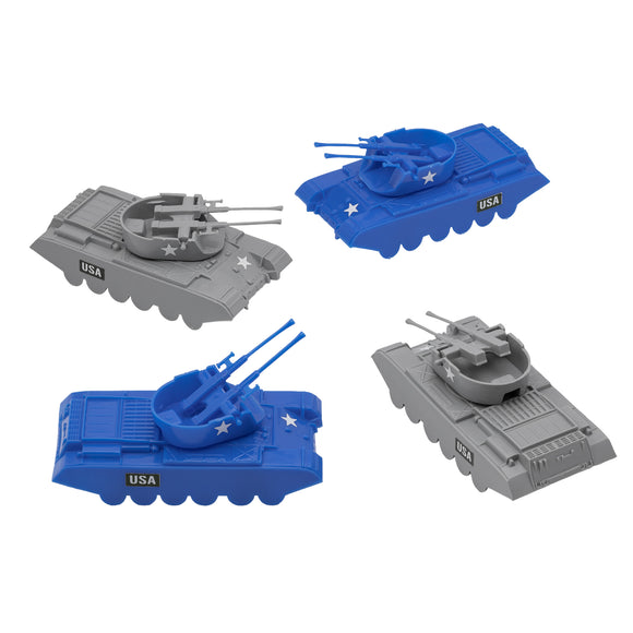 BMC Toys Classic Payton Tanks Blue Gray Vignette