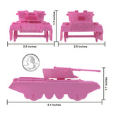 BMC Toys Classic Payton Tanks Pink Scale
