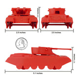 BMC Toys Classic Payton Tanks Red Scale