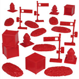 BMC Toys Classic PPC Street Accessories 20 Piece Red Vignette