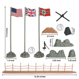 BMC Toys D-Day Playset Accessories Scale