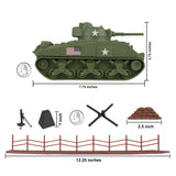 BMC Toys D-Day Tank Battle Accessories Scale