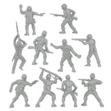 BMC Toys Lido Army Men Figures Gray Close Up Back