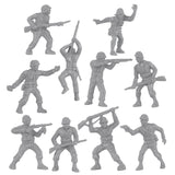 BMC Toys Lido Army Men Figures Gray Close Up