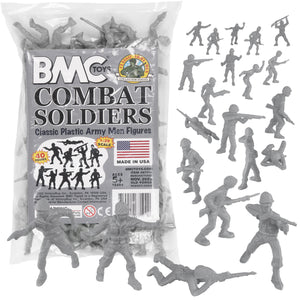 BMC Toys Lido Army Men Figures Gray Main