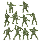 BMC Toys Lido Army MenOD Green Figure Close Up Back