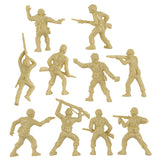 BMC Toys Lido Army Men Figures Tan Close Up Back