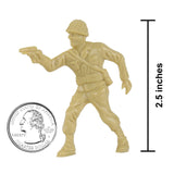 BMC Toys Lido Army Men Figures Tan Scale