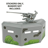 BMC Toys Pillbox Bunker Stickers Example