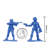 BMC Toys Plastic Army Women Blue Scale
